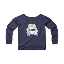 Load image into Gallery viewer, BASIC- Women's Sponge Fleece Wide Neck Sweatshirt