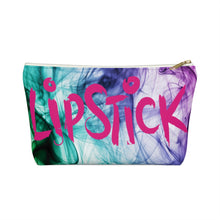 Load image into Gallery viewer, Lipstick- Make-up/ Accessory Pouch w T-bottom