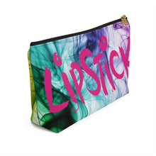 Load image into Gallery viewer, Lipstick- Make-up/ Accessory Pouch w T-bottom