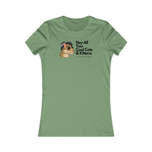 Load image into Gallery viewer, Cool Cats and Kittens- (adult Version) - Women's Favorite Tee