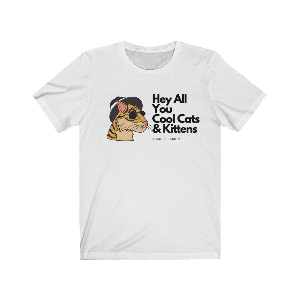 Cool Cats & Kittens -  Kid Friendly -Unisex Jersey Short Sleeve Tee