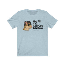 Load image into Gallery viewer, Cool Cats &amp; Kittens -  Kid Friendly -Unisex Jersey Short Sleeve Tee
