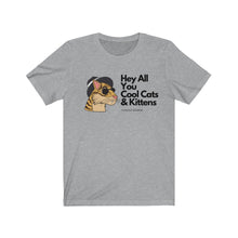 Load image into Gallery viewer, Cool Cats &amp; Kittens -  Kid Friendly -Unisex Jersey Short Sleeve Tee
