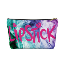 Load image into Gallery viewer, Lipstick- Make-up/ Accessory Pouch w T-bottom
