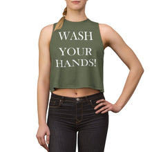 Load image into Gallery viewer, Wash Your Hands - Women&#39;s Crop top
